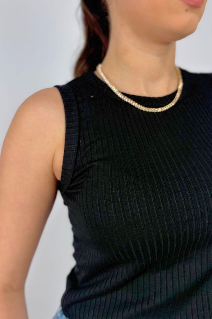 Regata Feminina em Viscose Canelado