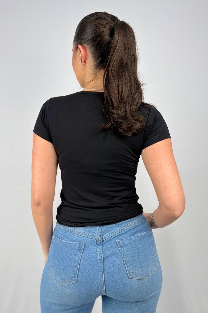 Blusa Feminina Básica em Viscolycra