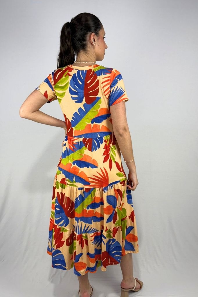 Vestido Estampado 3 Marias em Viscolycra e Estampa Digital