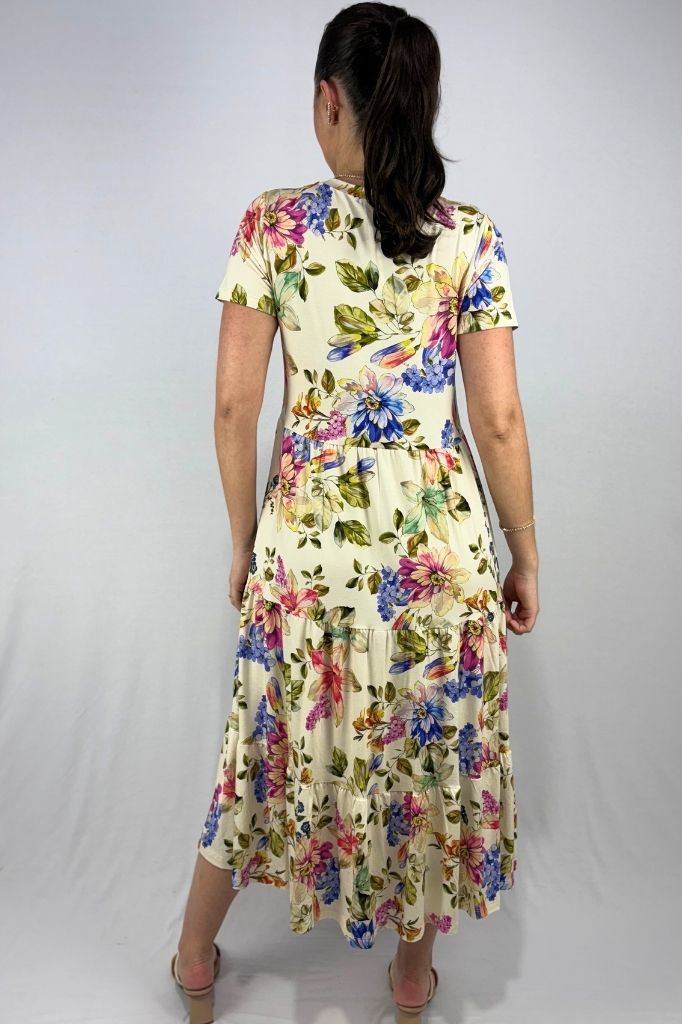 Vestido Estampado 3 Marias em Viscolycra e Estampa Digital