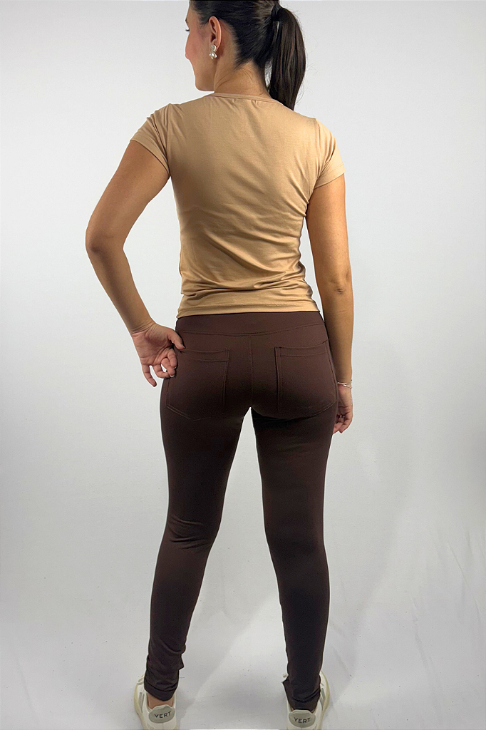 Calça Legging Feminina Suplex Flanelado Quente