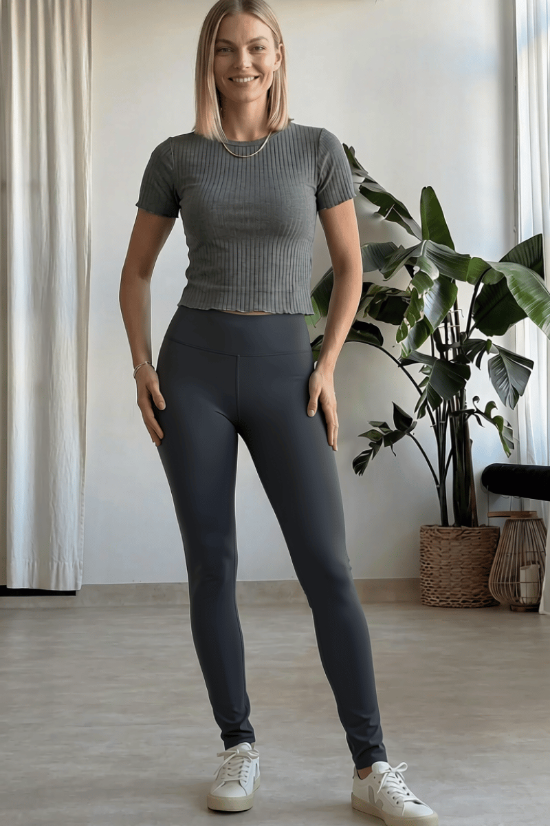 Calça Legging Feminina Suplex Flanelado Quente
