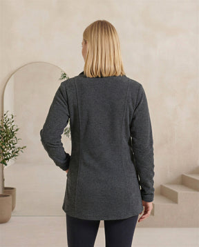 Casaco Feminino em Tecido Boucle Quentinho Inverno
