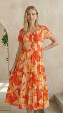 Vestido Estampado 3 Marias em Viscolycra e Estampa Digital