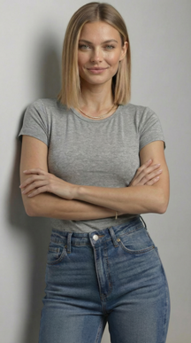 Blusa Feminina Básica em Viscolycra